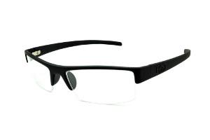 Óculos HB Matte Black - Acetato preto fosco fio de nylon