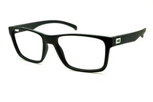 Óculos HB Matte Black preto fosco com detalhe branco