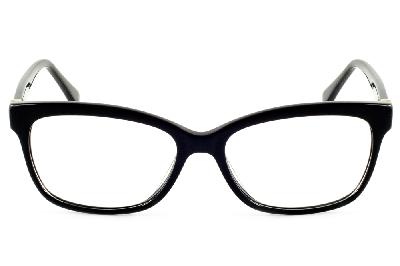 Óculos Ilusion em acetato preto black piano feminino