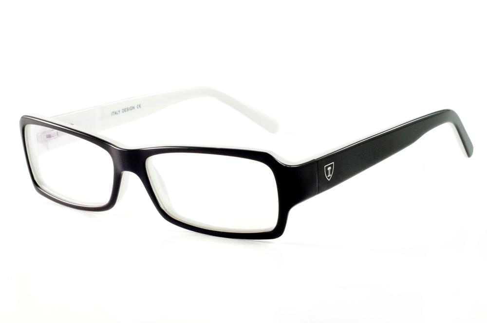 Óculos Ilusion BC8049 acetato preto e branco