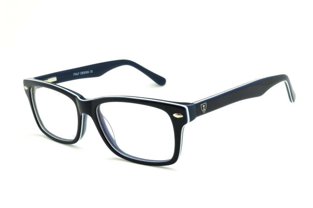 Óculos Ilusion BC3001 preto e detalhe em branco