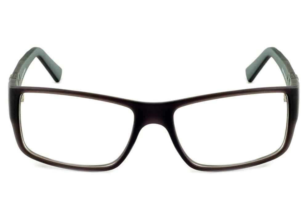 Óculos Ilusion acetato preto fosco com haste em detalhes preto