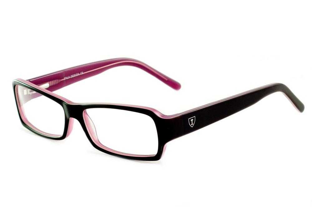 Óculos Ilusion BC8049 acetato rosé e marrom café