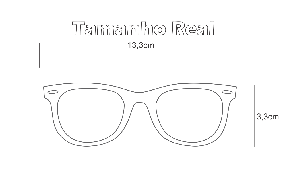 Óculos Ilusion fio de nylon quadrado chumbo marrom com haste flexível de mola