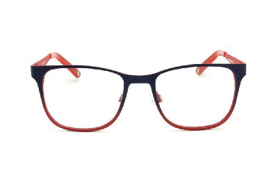 Óculos de grau infantil Disney em metal azul e vermelho para meninos e meninas