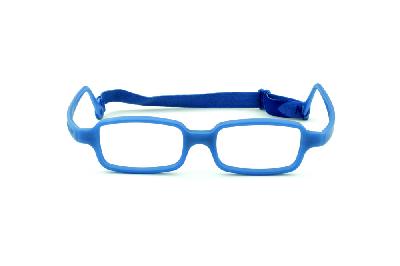 Óculos Infantil Miraflex Azul em silicone INQUEBRÁVEL New Baby 1 39/14 (de 1 a 4 anos)