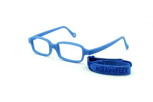Óculos Infantil Miraflex Azul em silicone INQUEBRÁVEL New Baby 1 39/14 (de 1 a 4 anos)