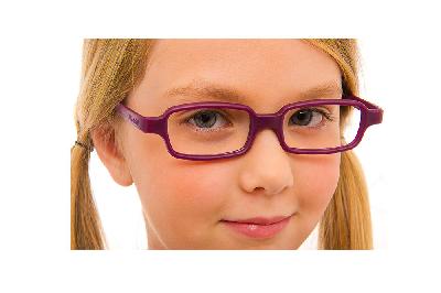 Óculos Miraflex Siliconado INQUEBRÁVEL New Baby 2 42/14 Lilás (de 3 a 7 anos)