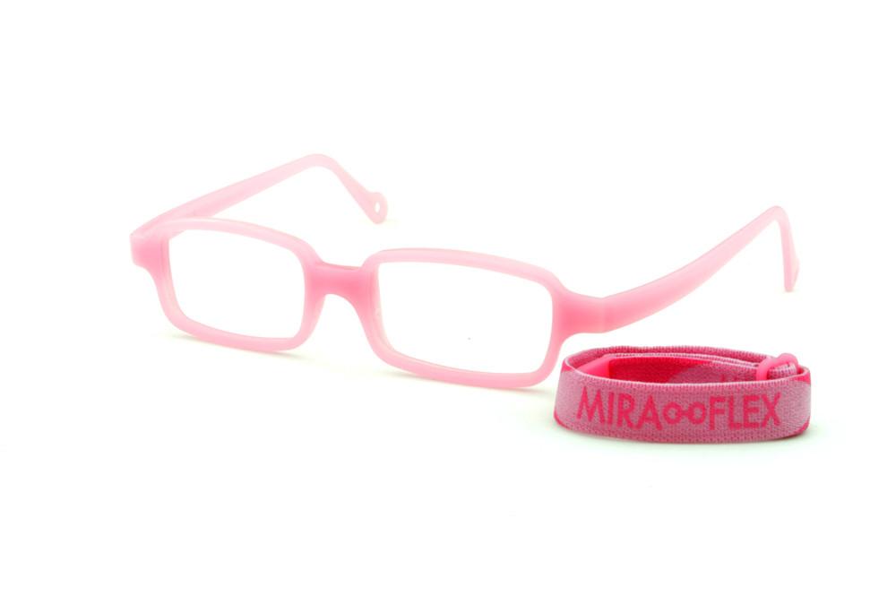 Óculos Miraflex Siliconado INQUEBRÁVEL para menina New Baby 2 Rosa