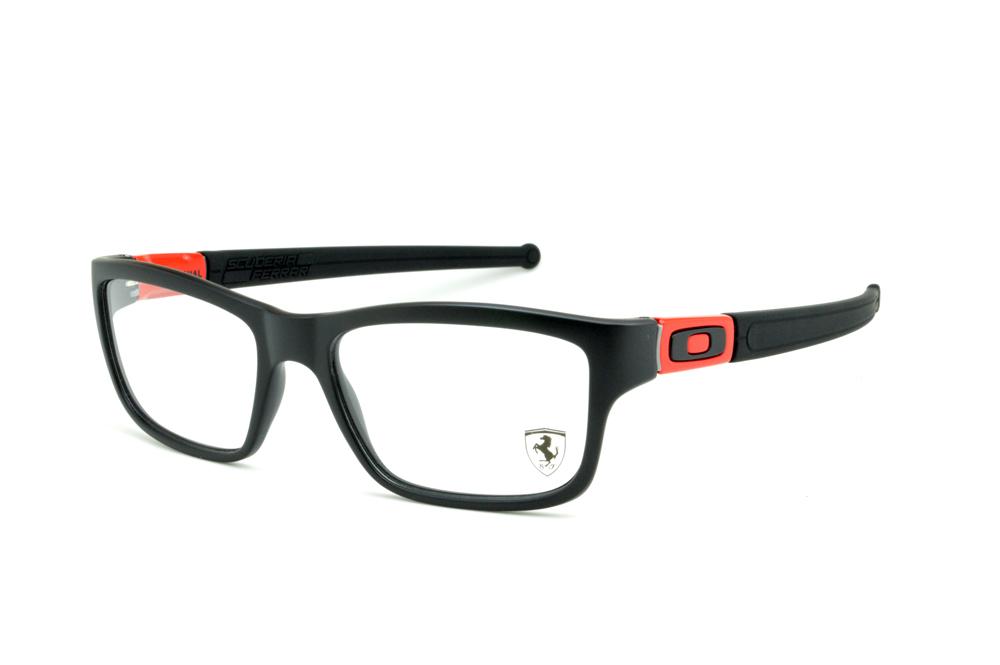 Óculos Oakley OX8034 Marshal preto fosco e vermelho EDIÇÃO FERRARI