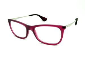Óculos de grau Ray-Ban acetato efeito borracha rosa queimado fosco feminino