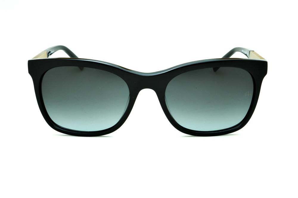 Óculos de Sol Ana Hickmann acetato preto e dourado para mulheres