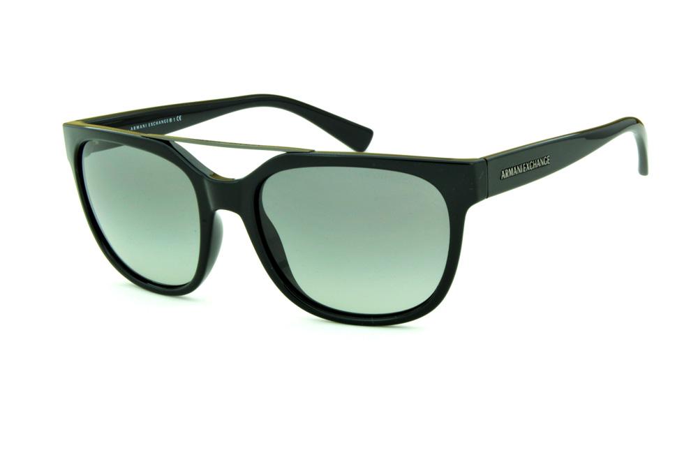 Óculos de Sol Armani Exchange AX4043S preto modelo gatsby