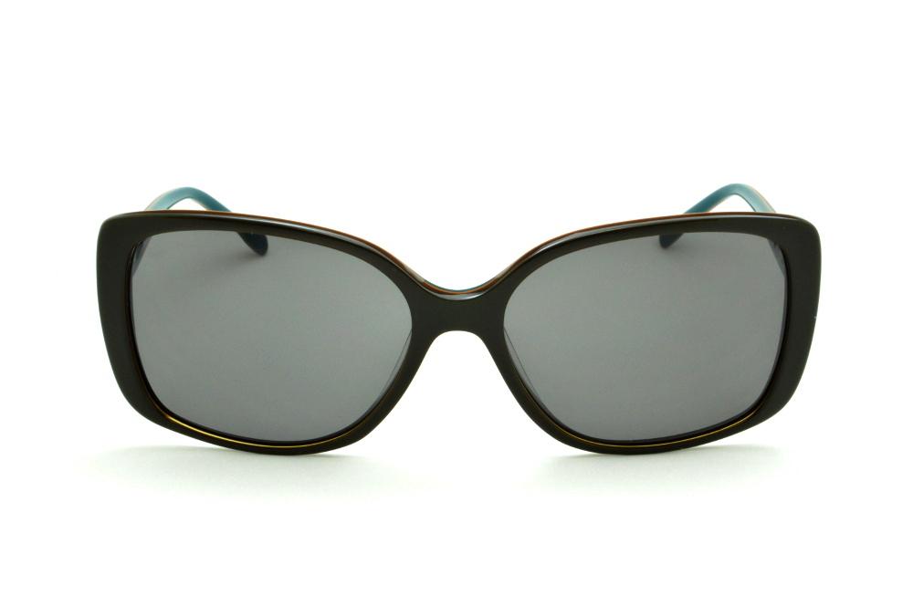 Óculos de Sol Bulget em acetato verde musgo e verde petróleo com strass cristal feminino